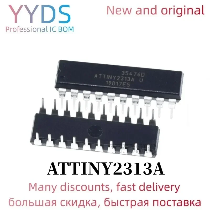 

10 шт. ATTINY2313A-PU DIP20 ATTINY2313-PU DIP ATTINY2313A 2313A-PU DIP-20 новые и оригинальные микросхемы