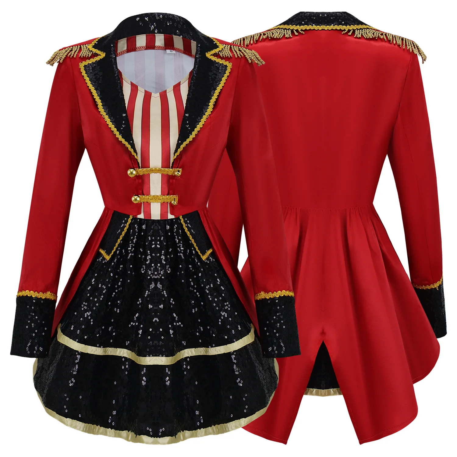 

Circus animal tamer suit performance dress cosplay Halloween carnival party theme costume carnival performance costume