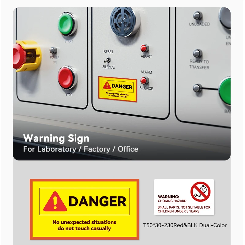 NiiMbot B21Pro Thermal Printer Red Black Label Paper 300 DPI High-definition Printing Sticker for Warning Signs Supermarket B21