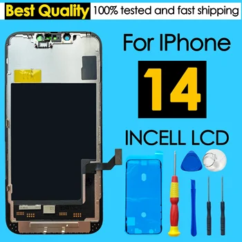 Alta qualidade aaa incell lcd para iphone 14 display touch screen substituição digitador assembléia peças de reparo kit atacado