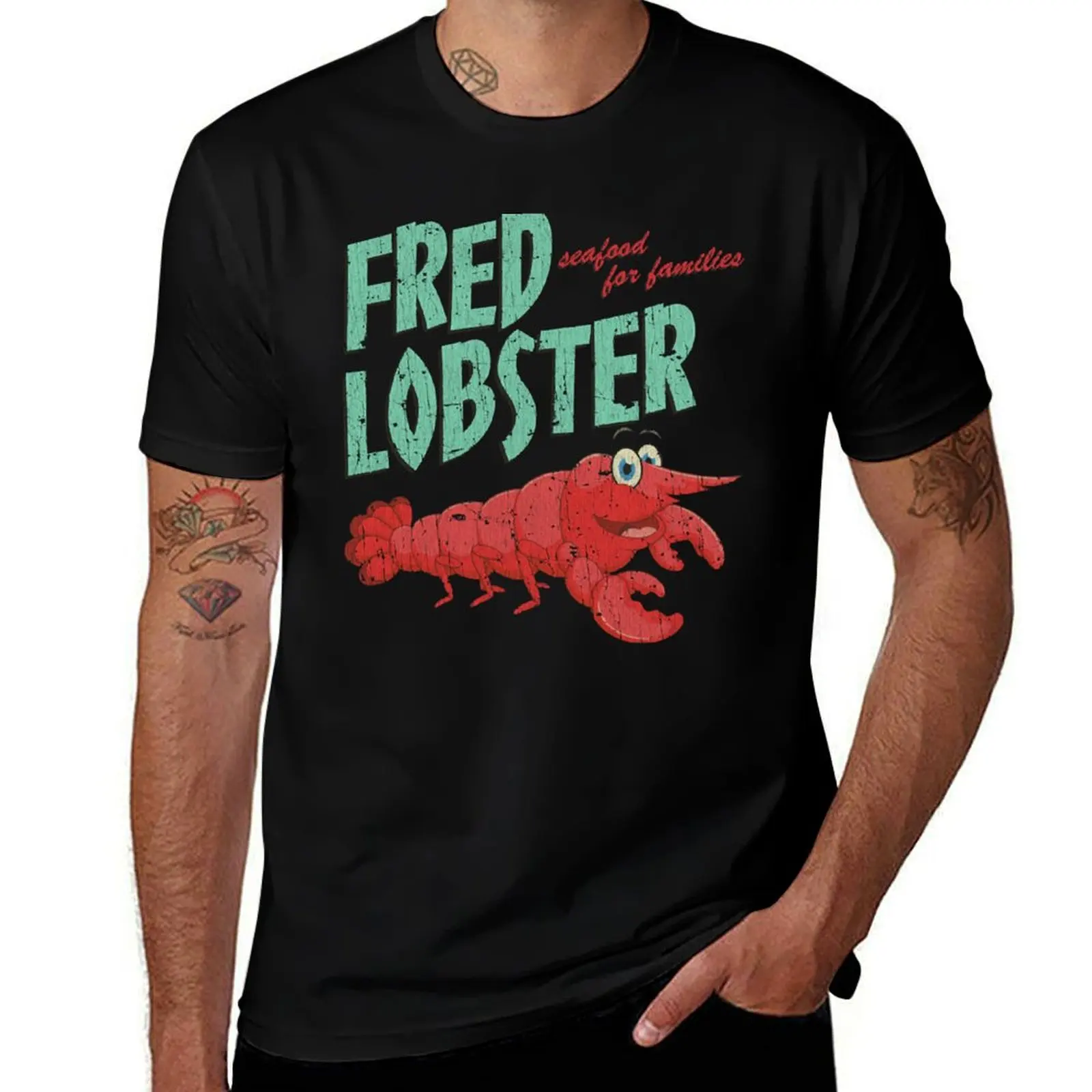 

Fred Lobster 2017 T-Shirt mens graphic t shirts man t shirts cotton T-Shirt