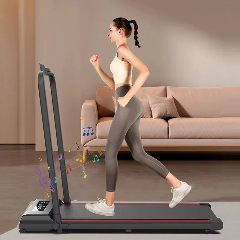 

Ultra-Thin Silent Indoor Gym Treadmill for Home Use Foldable with LCD Screen NEW Motor Driven Electric Walker Running