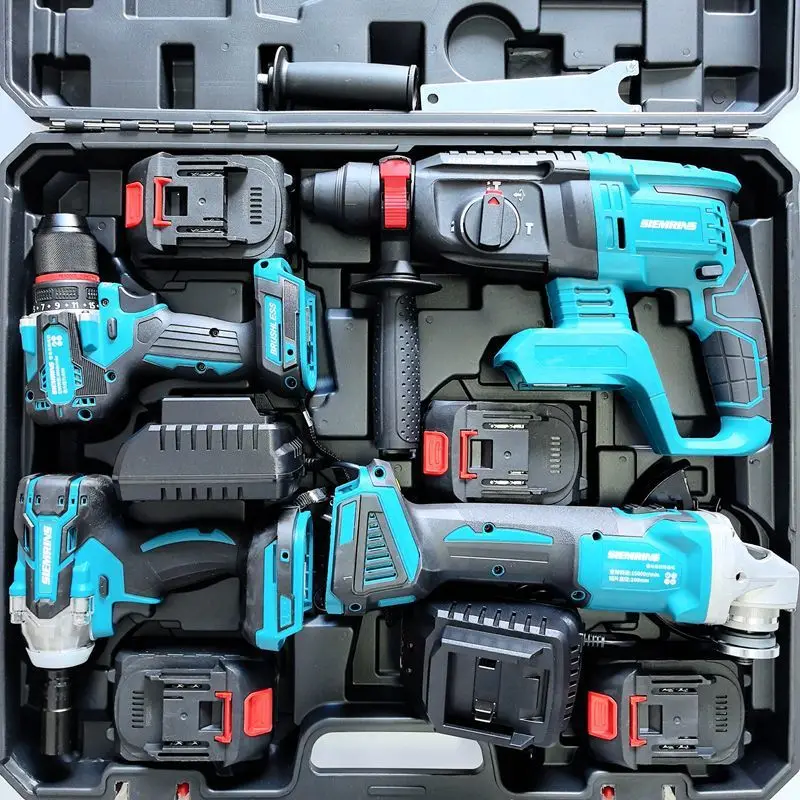 

Foreign Trade Kita Charging Lithium Battery Tool Set Electric Hammer Angle Grinder Cutting Machine Electric Drill