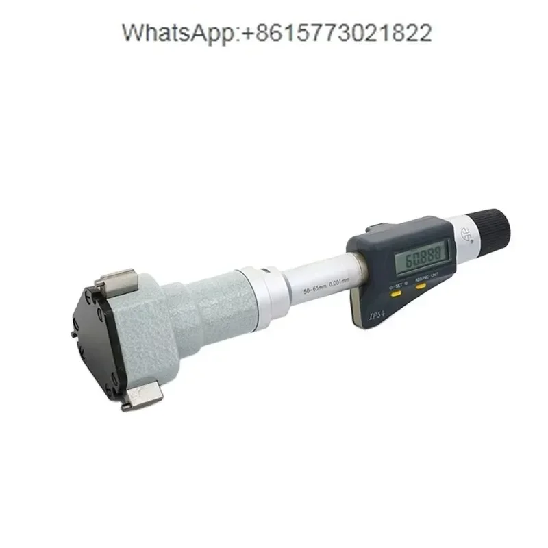 Measurement range 6-50mm, electronic three-point internal micrometer, digital internal micrometer with fixed ring