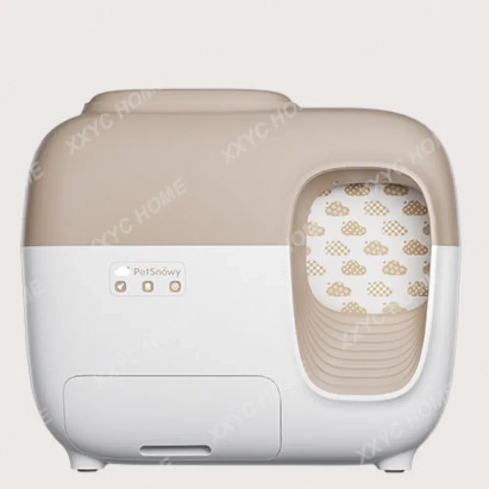 

Intelligent Automatic Cat Litter Box Deodorant Semi-Closed Top-in Deodorant Cat Toilet Electric Shit Shovel Machine