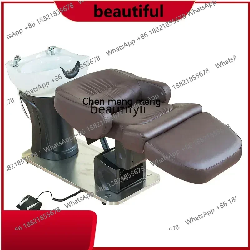 

Physiotherapy Electric Lifting Shampoo Chair for Hair Salon Rotating Sitting Japanese Semi-Full Lying Flushing Bedhy H