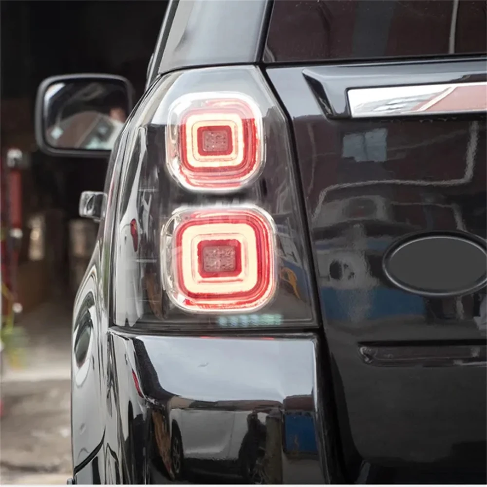 Pair LED Taillights For 2007 2008 2009 2010 - 2015 Land Rover Freelander 2 LR2 Taillamp Rear Lamp Brake Fog Turn Signal Light