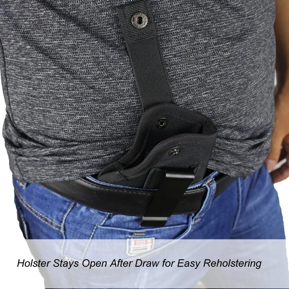 Concealed Carry Holster OWB IWB Nylon Left/Right Universal Holster Air Gun Pouch Outdoor Gear for Glock 19-43  Holster Tactical image 4
