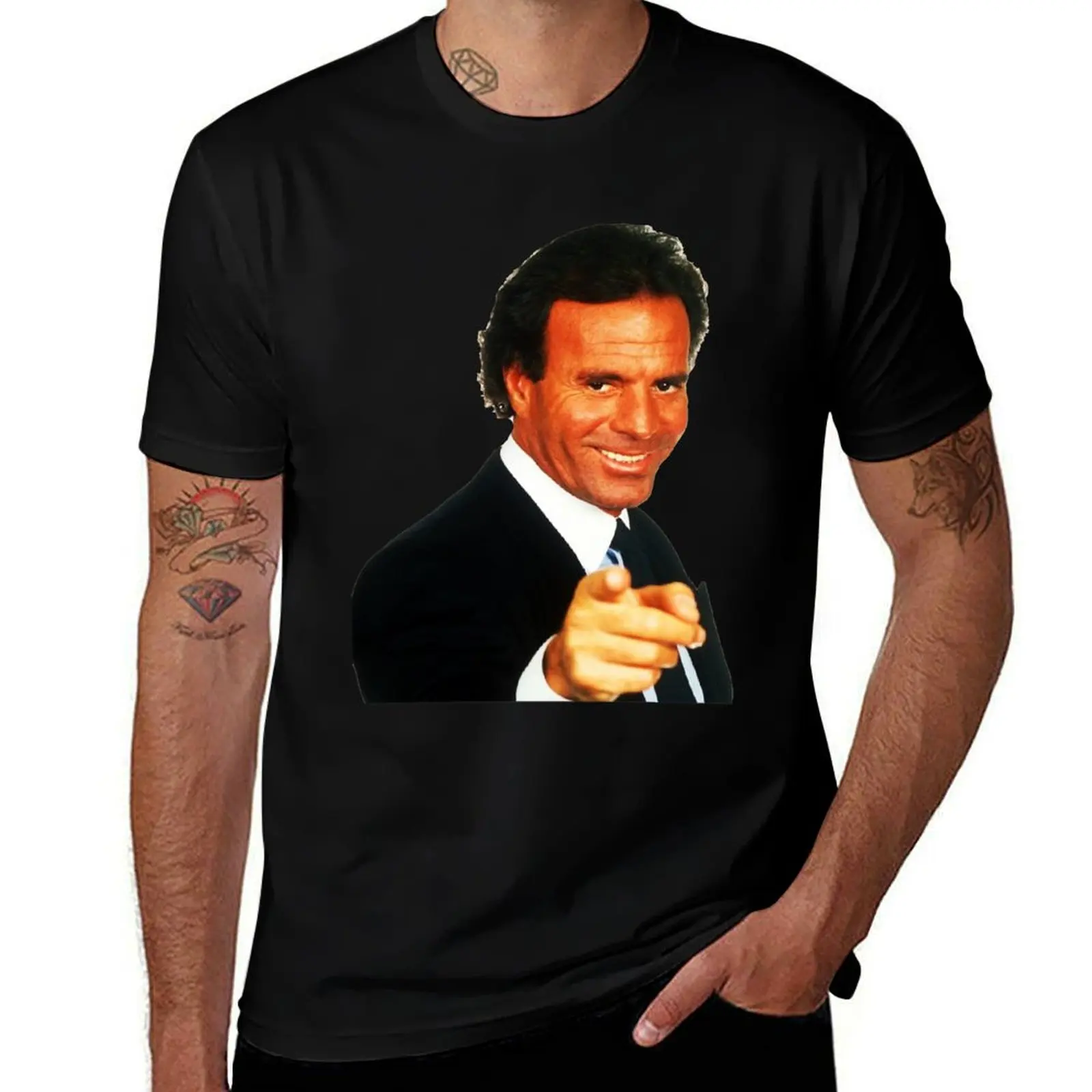 

Needed Julio T-Shirt cute tops baggy shirts blue lock mens t shirt