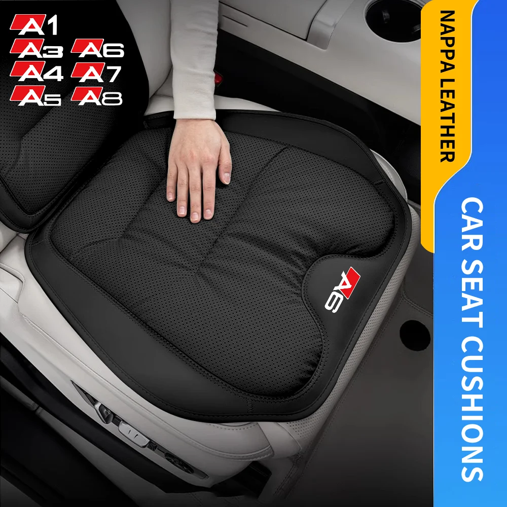 

Car Front Seat Cushion Breathable Seat Cover Split Single Sitting Rear/Waist Cushion For AUDI A1 A3 A4 A5 A6 A7 A8 Accessories