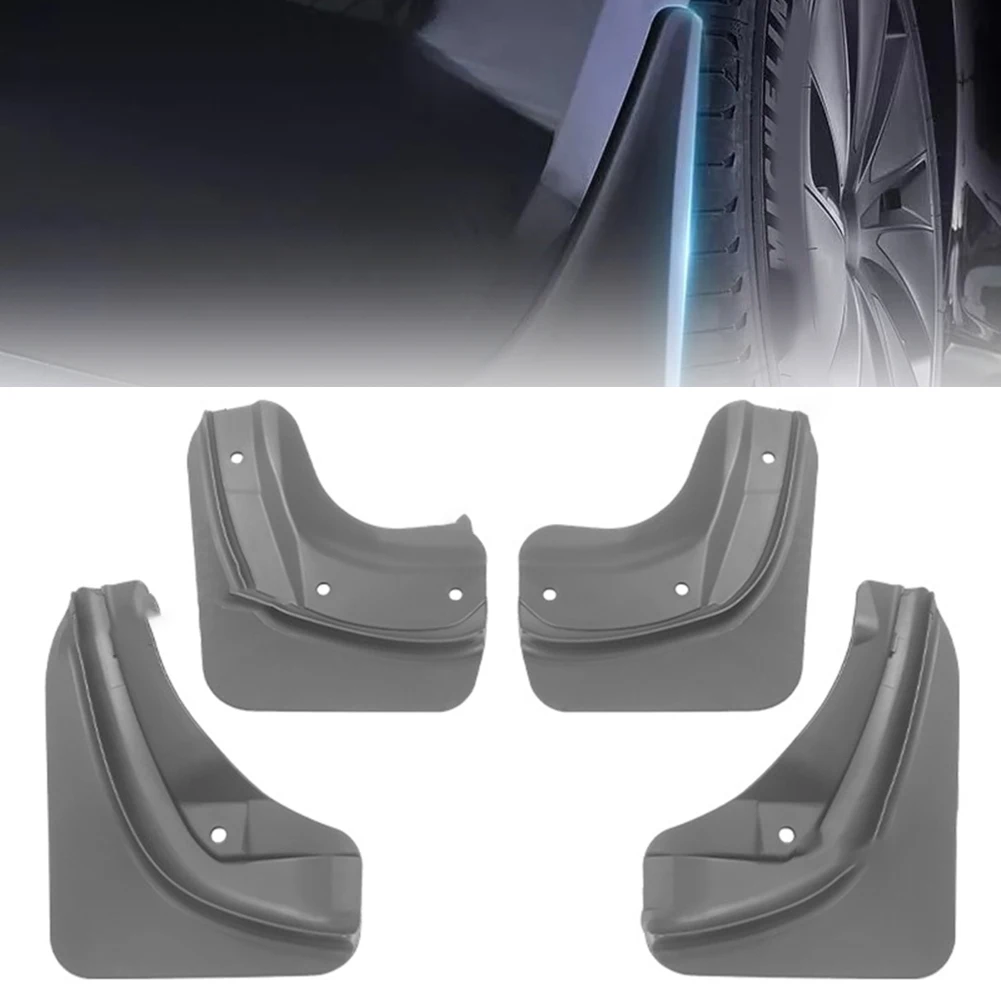 Car Mud Guards Mud Flaps Winter Driving Enhanced Stability Flexible Mud Guards Non-deformation For Model 3 Highland