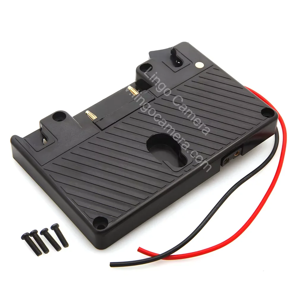 Gold Mount Battery Adapter Plate DIY part for Camera Power Station Anton Bauer Panasonic Power D-Tap Input Output