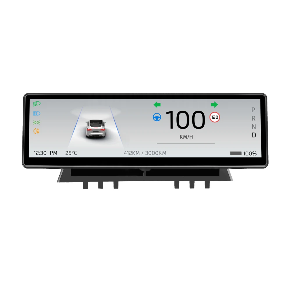 

8.8 "Linux System For Tesla Car Dashboard Will Not Block The Ventilation Vents, Dashboard Touch Display HUD Of Tesla Y/3 Model