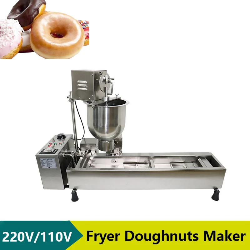 

500pcs/h Electric Automatic Donut Maker Machine Mini Donut Maker Machine Donut Fryer Machine Doughnut Maker Bakery