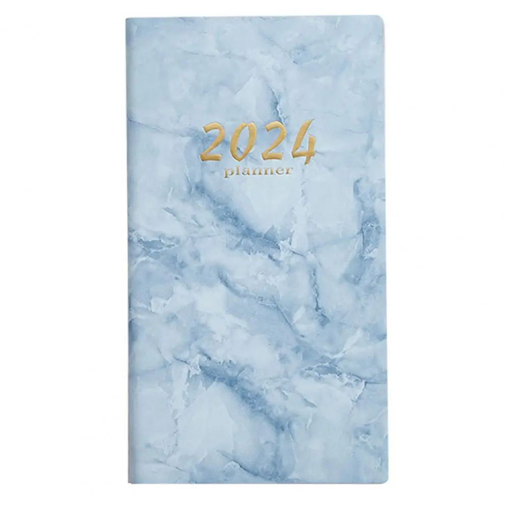 مخطط باللغة الإنجليزية بغلاف مقوى من الجلد الصناعي ، مخطط جيب ، علامة مرجعية على الشريط ، ورق سميك ، أسبوعي للطلاب ،! ، A6