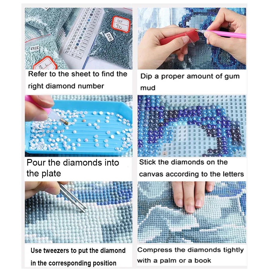 Diamentowe Malowanie 5D Demon Slayer Kimetsu No Yaiba Pełny Kwadratowy Wiertło Obrazy Haft Anime Rola Haft Krzyżykowy Dekoracja Ścienna