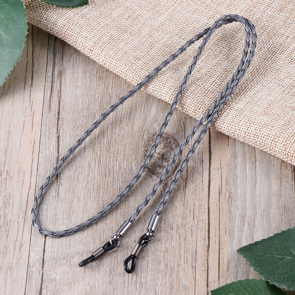 4Pcs Elegant Glasses Chain 70Cm with Steel Coil Rubber Grips Universal Eyewear Retainer for Outdoor Sports Eyeglasses