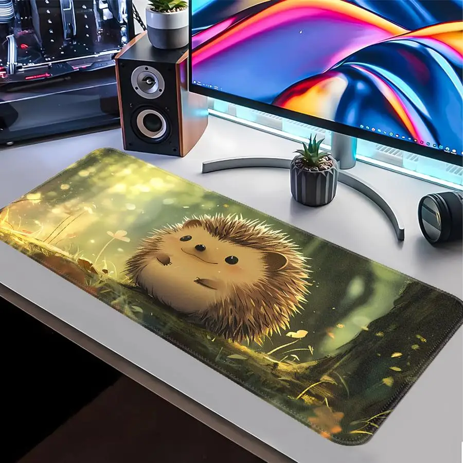 Forest Cute Hedgehog Waterproof Mouse Pad Computer Laptop Pad Keyboard Mouse Pad Game Console Pad Desk accessories office Pad