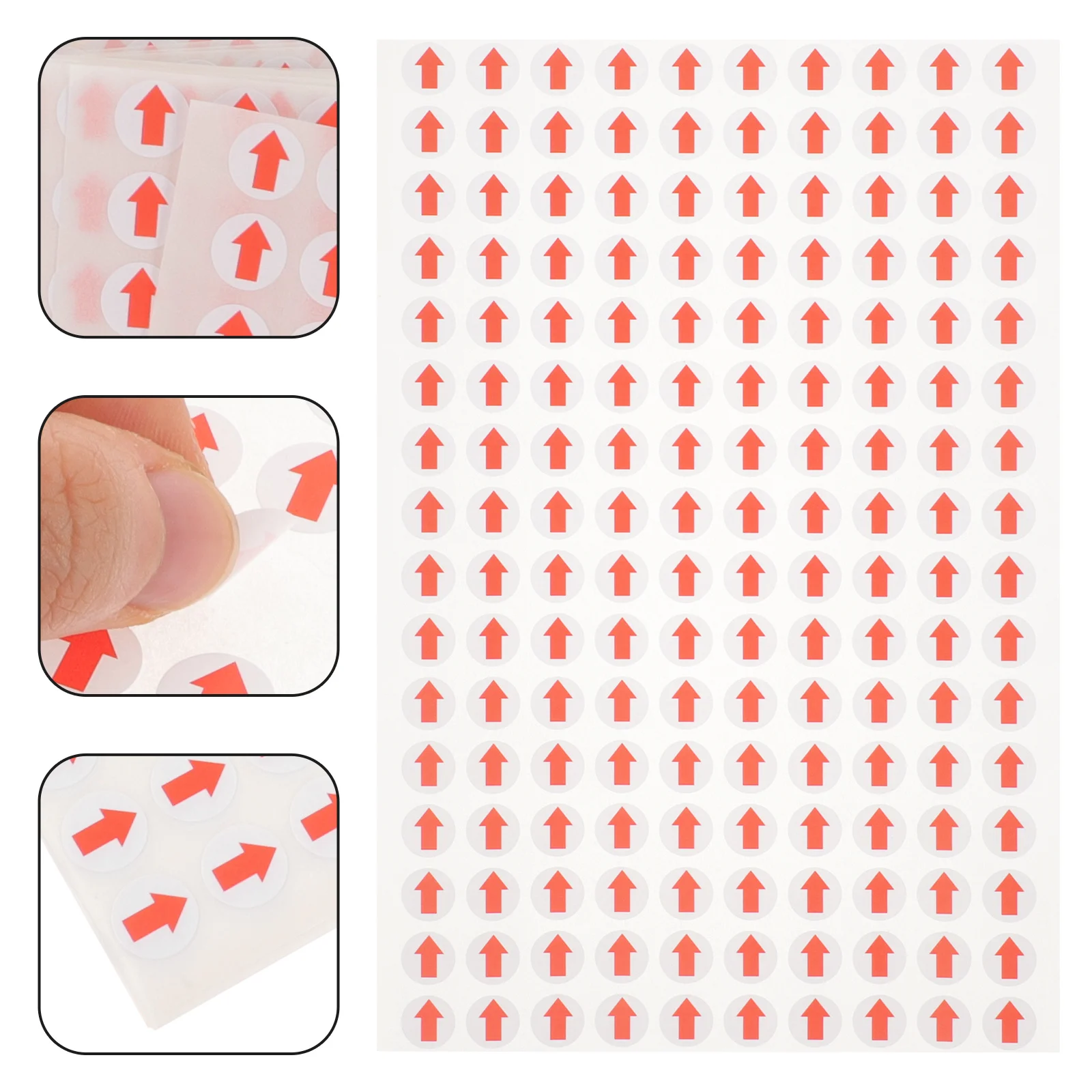 

Arrow Stickers Red Directional Floor Marking For Office Safety Warning Signs Adhesive Decals