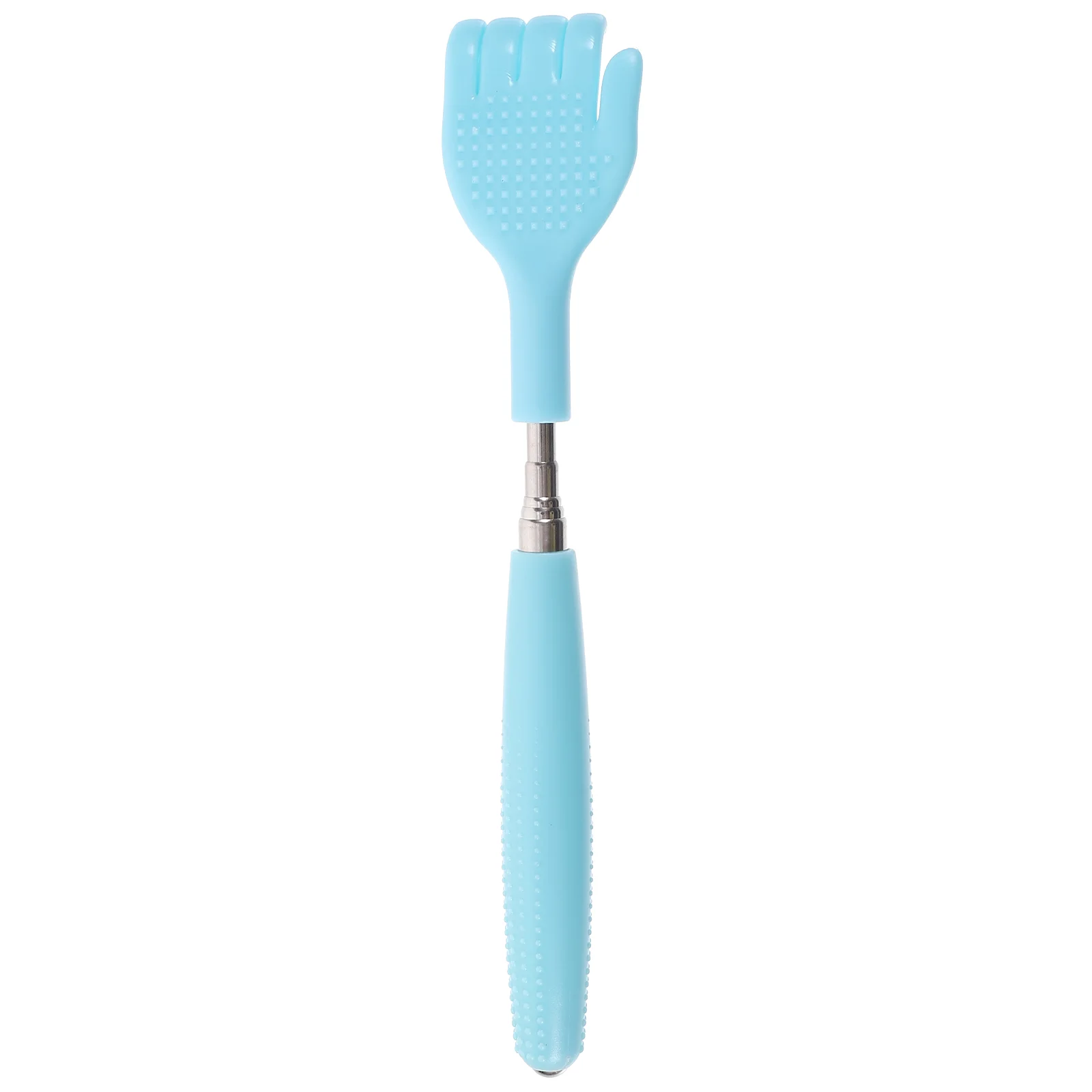 Massager Tickling Telescopic Stainless Steel Back Scratcher Tickler Blue Scraper Tool Hand