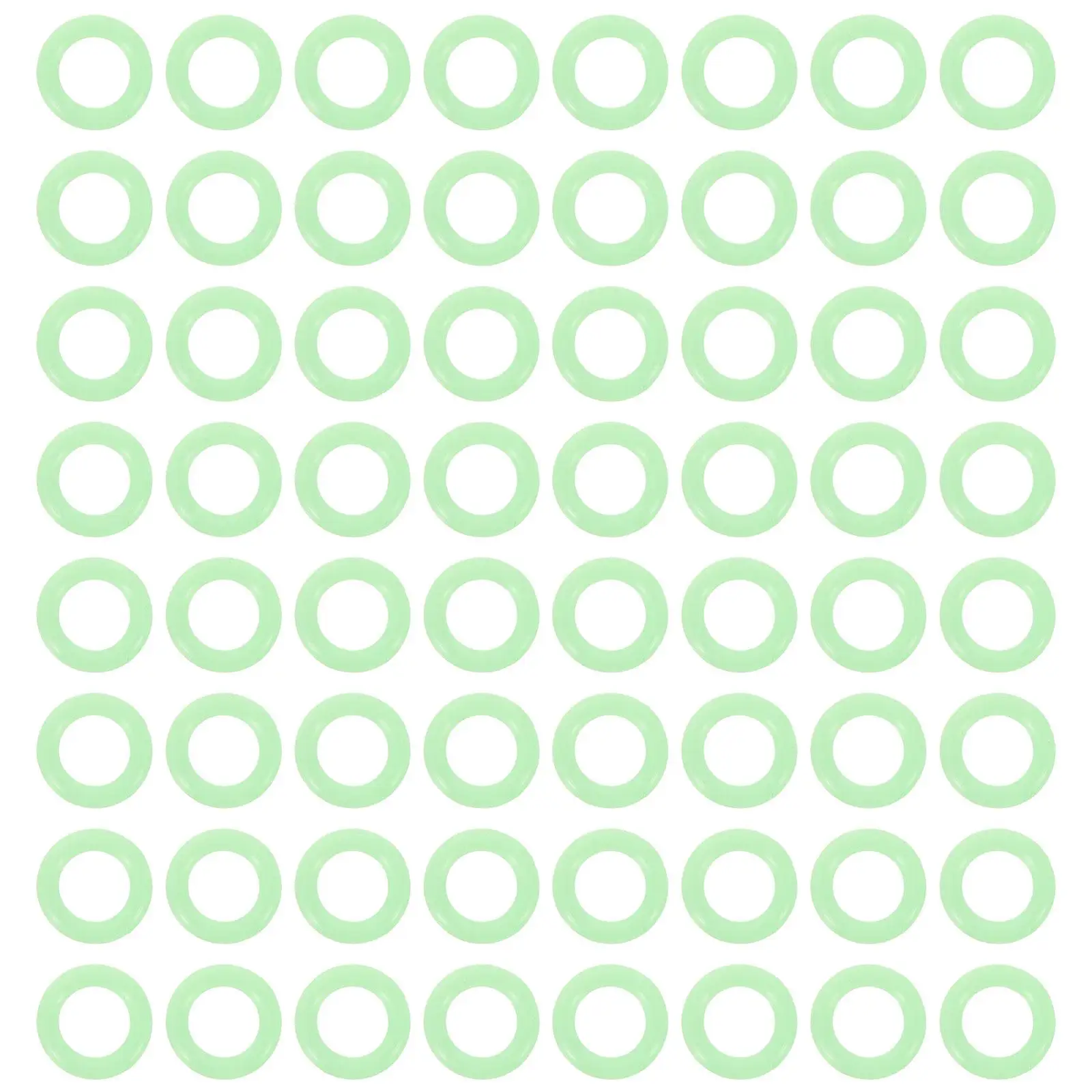 

150 Pcs Tent Nail Ring Camping Accessories Fluorescent Marker Green Silicone O Shape Stakes Portable Warn