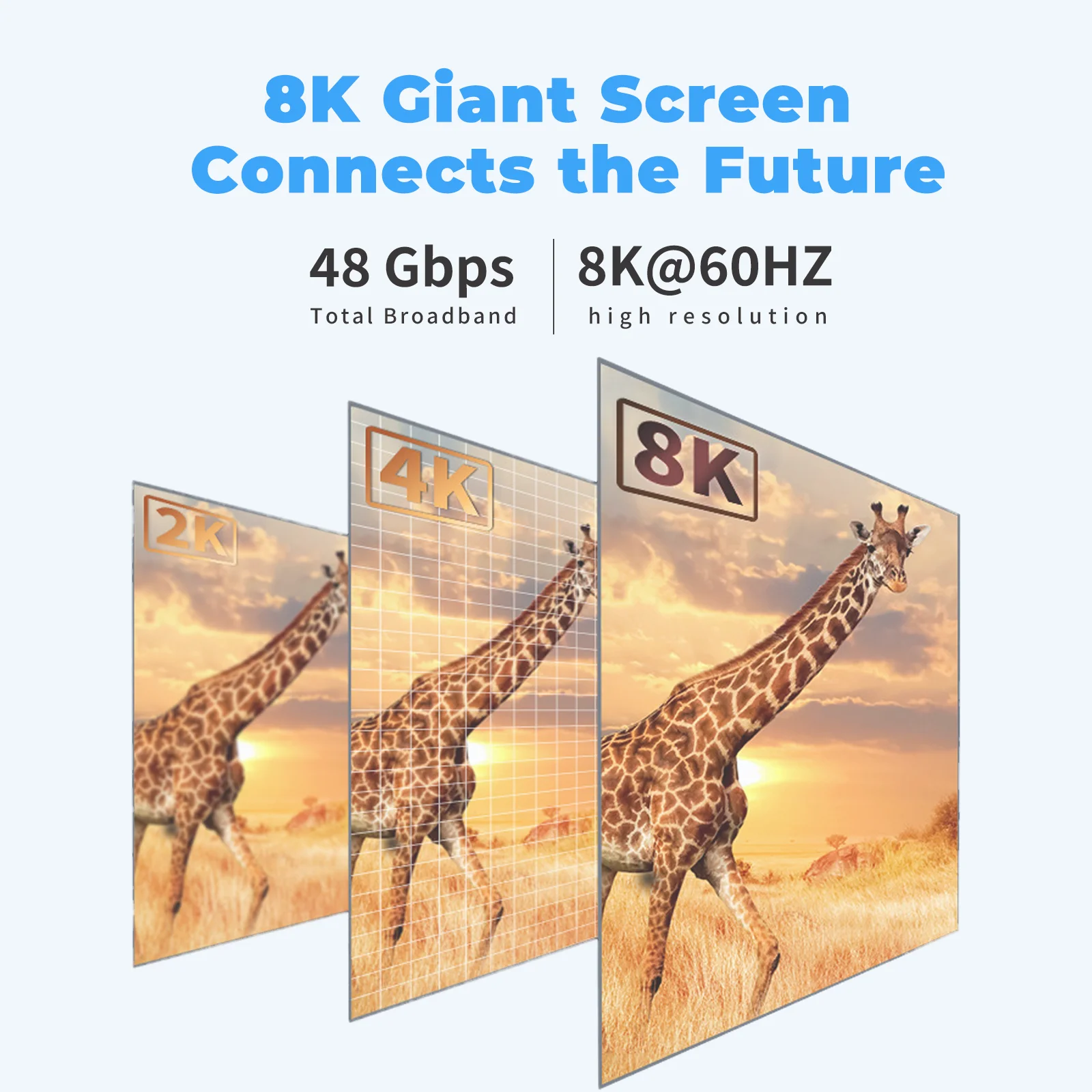 كابل ألياف ضوئية 10M 8K 60 هرتز HDMI 2.1 4K 240 هرتز فائق السرعة 48 جيجابت في الثانية لجهاز عرض التلفزيون XBOX PS5.