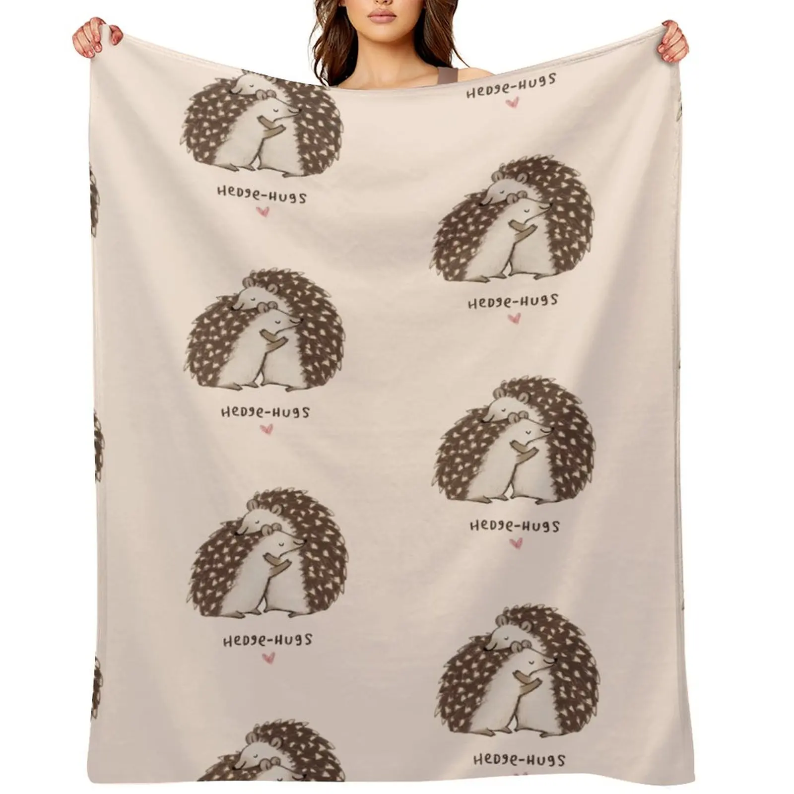 

Hedge-hugs Throw Blanket Plaid Sofa Quilt wednesday Giant Sofa Blankets