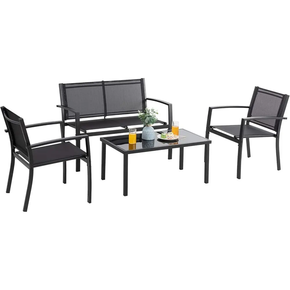 4 Pieces Patio Urni…