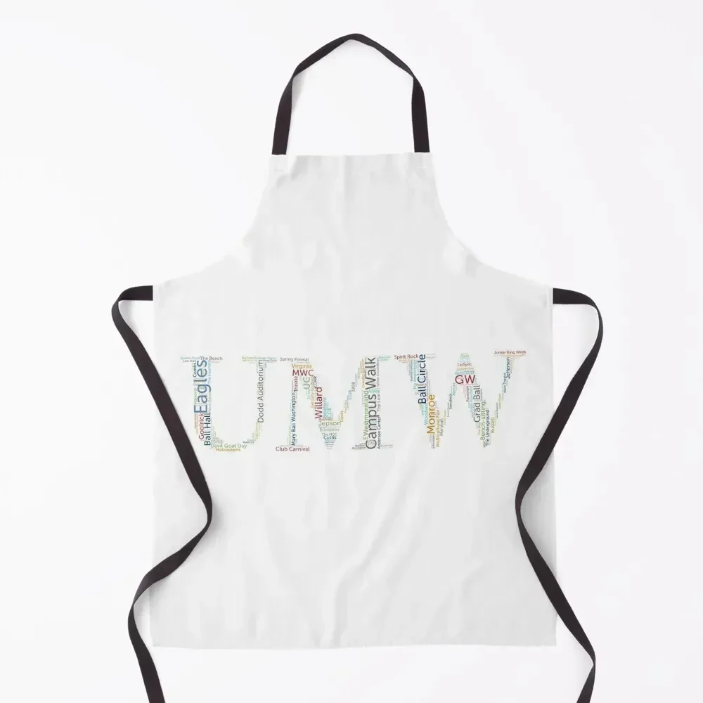 

UMW in Words Apron for kitchen useful Kitchens Accessories For Man Haircut Things For Kitchen Apron