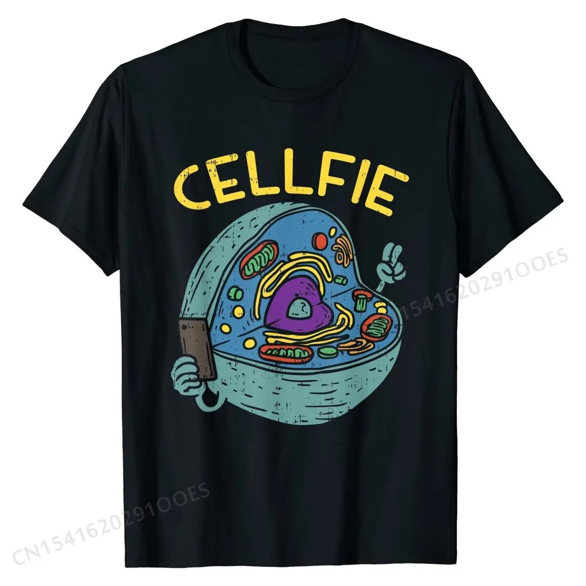 Cell Fie مضحك علوم الأحياء المعلم تي شيرت بلايز تيز خصم عادية النساء الرجال تي شيرت علوي عادية