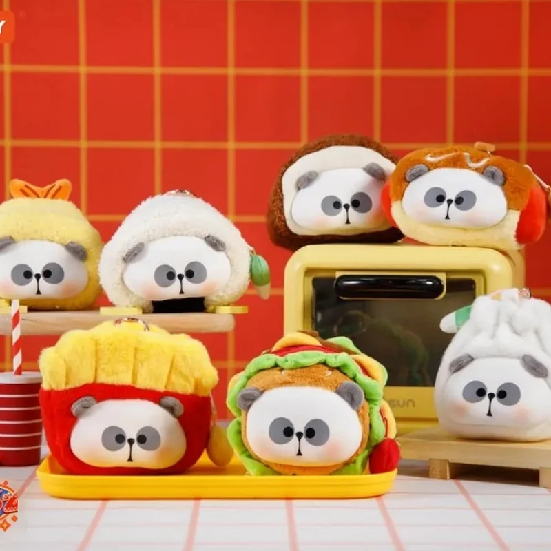 

Что серия слепых коробок, куклы-панды, делают Mr.Pa Eat Today, сумки для кукол с виниловым лицом, украшения, подвески, сюрприз для девочек, праздничные подарки