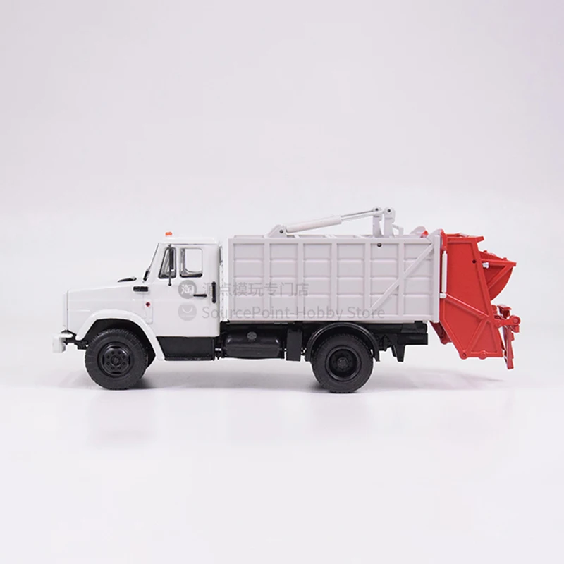 1:43 Scale Diecast Alloy Russian Sanitation Truck MKZ-10 (4333) Toy Car Model 103375 Classic Adult Souvenir Gifts Static Display