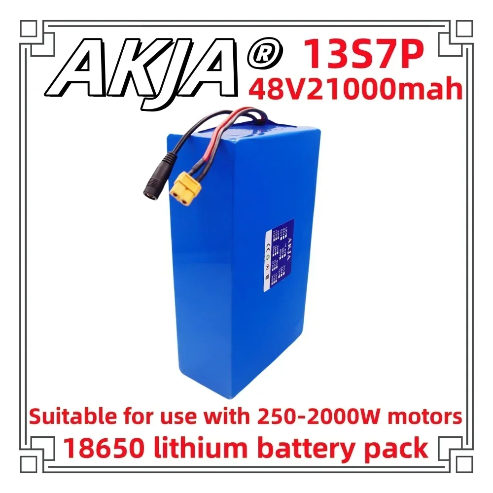 Air fast transportation New Full Capacity Power 18650 Lithium Battery 48V21ah Lithium Battery Pack 13S7P Suitable for 250-2000W