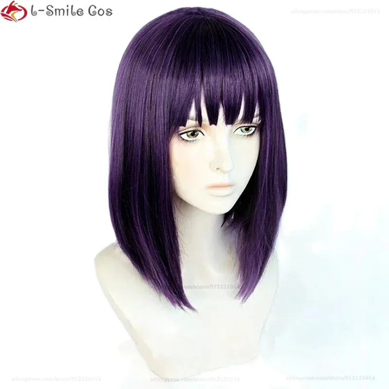 

2025 Kitagawa 37cm Dark Purple Anime COS Darling Kuroe Shizuku Marin Cosplay Heat Resistant Hair Wigs + Wig Cap
