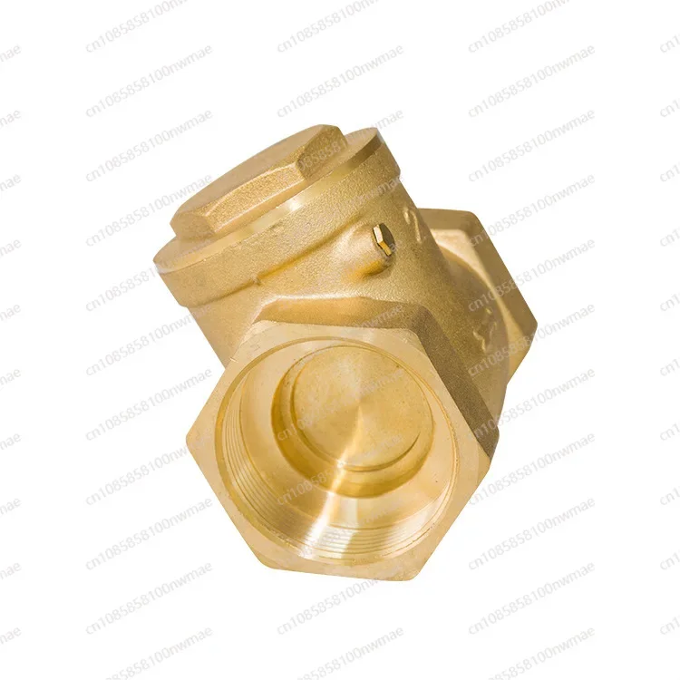 Brass horizontal check valve 4 points 6 points swing type automatic water pump check valve