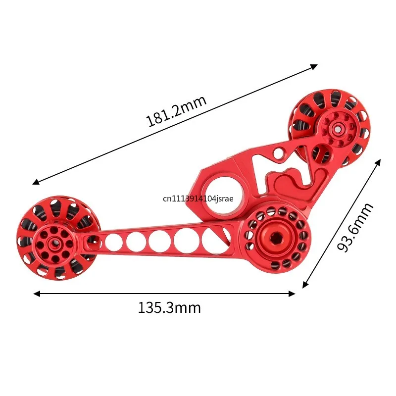 Bike Chain Tension Stabilizer, Derailleur Chain Tensioner for 2/6 External Speed & Internal 3 Speed, Folding Bicycle Mod Parts