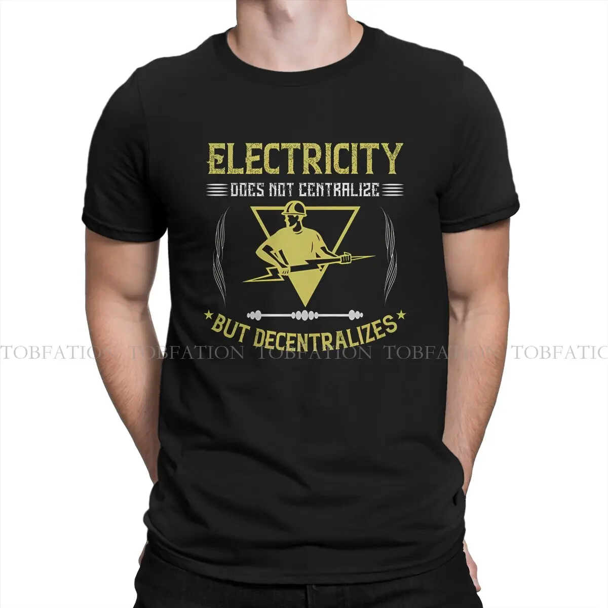 Engineer Electrical Electrician Original TShirts Men Women Personalize Homme T Shirt New Trend 6XL