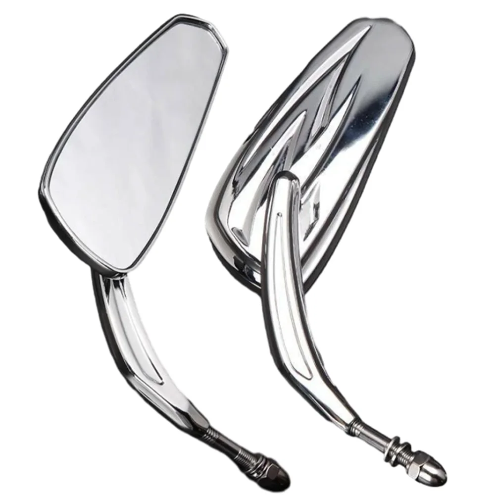 1 Pair Motorcycle Side Rearview Mirrors Fit For Harley-Davidson Switchback FLD 2012 2013 2014 2015 2016 view 2
