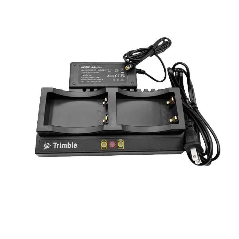 

New Dual Charger for Trimble Battery 5700 5800 R8 R7 R6 GNSS GPS 54344 Batteries Surveying Instruments