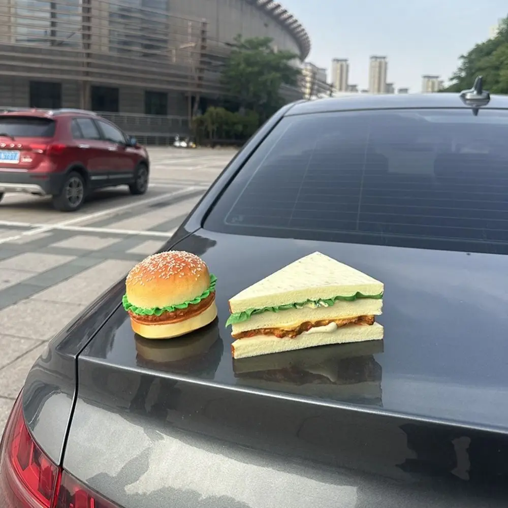 

DIY Гамбургская автомобильная наклейка 3D креативная автомобильная декоративная наклейка подарок самоклеящаяся автомобильная наклейка бургер орнамент мотоцикл