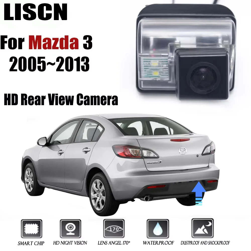 

Для Mazda 3 2005 ~ 2013 2006 2007 2008 2009 2010 M3 камера заднего вида CCD ночного видения резервная камера заднего вида камера номерного знака