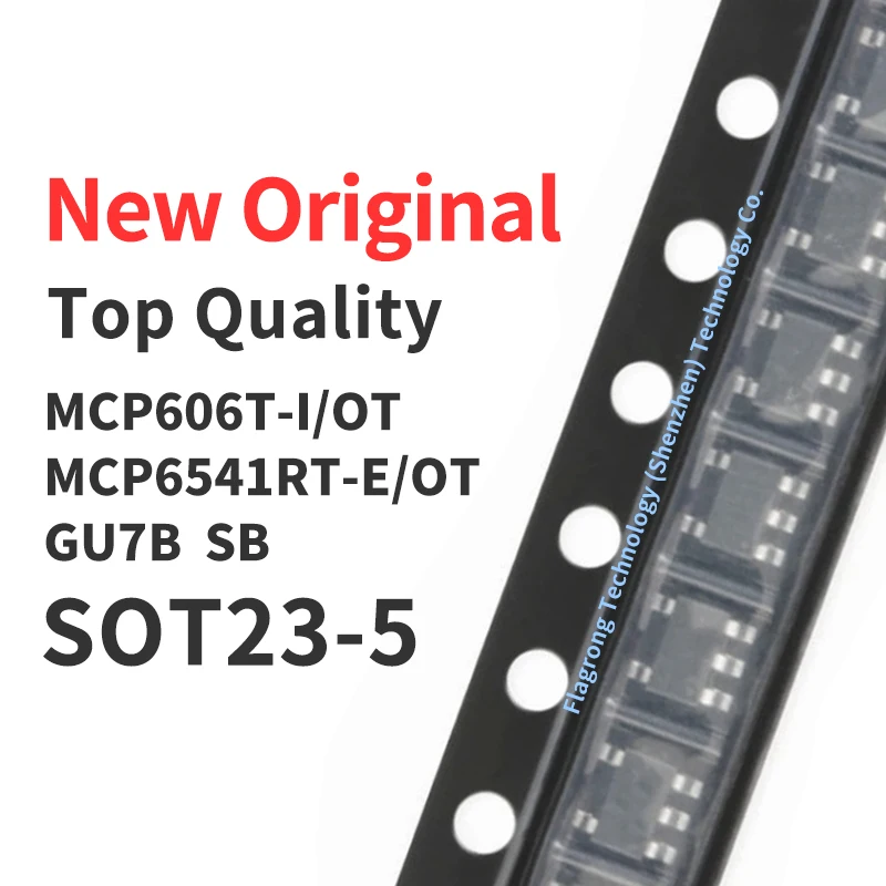 

10 Pieces MCP606T-I/OT MCP6541RT-E/OT Silkscreen SB GU7B SOT23-5 Chip IC New Original