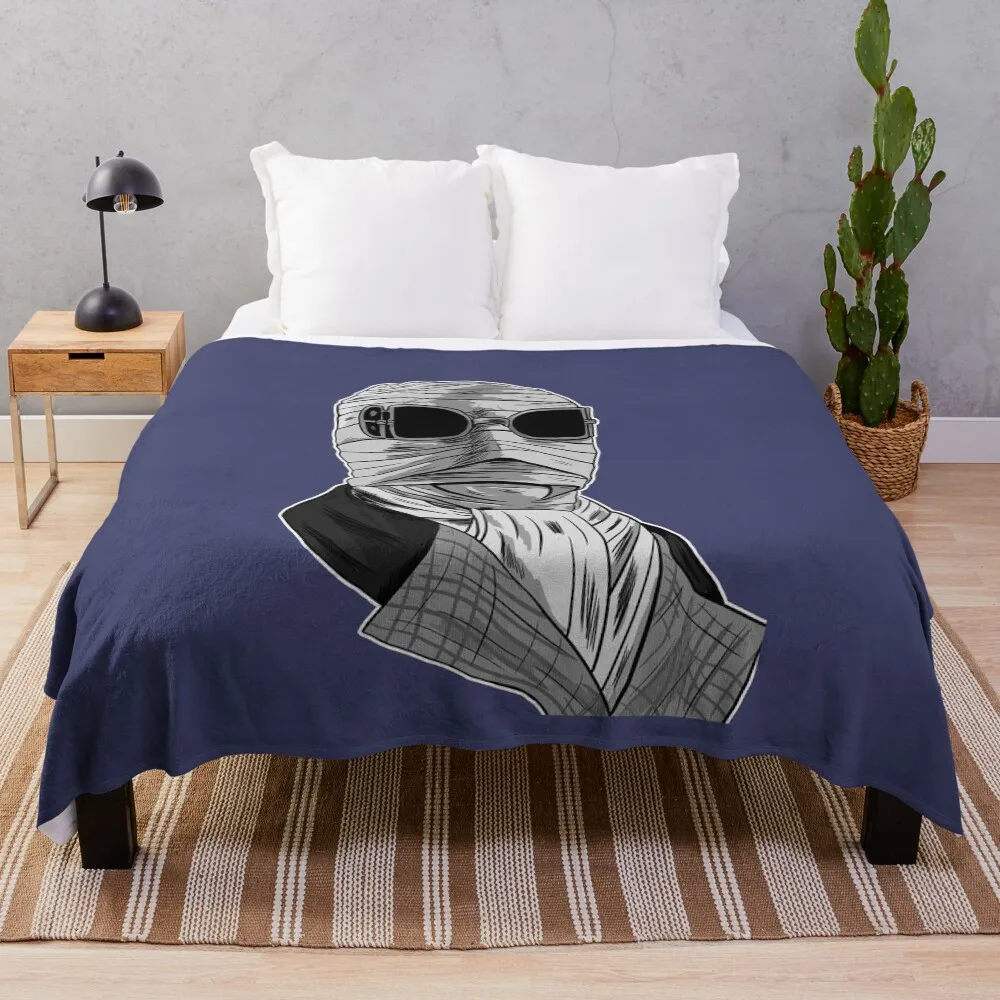 

The Invisible Man Throw Blanket Warm Plush Fuzzy Blanket for Living Room