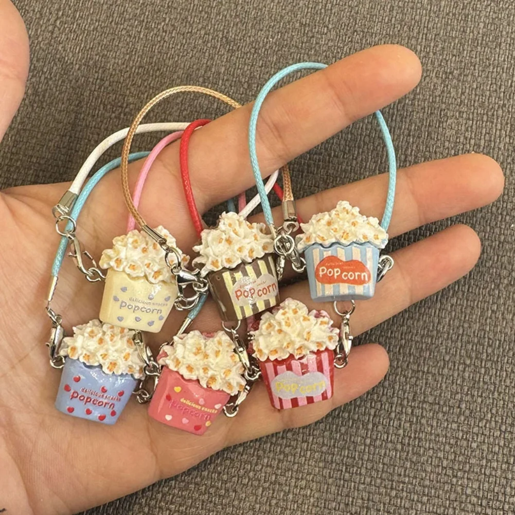 Mini accesorios de árbol de palomitas de maíz para accesorios de Labubu, nuevo modelo de casa de muñecas, accesorios de árbol de palomitas de maíz, bolsa, colgante de muñeca