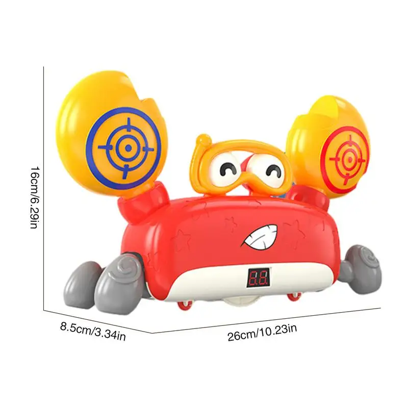 Jouets de crabe mobile pour enfants, cible électronique, jouet d'entraînement, LED, enregistrement de score, mousse, IkTarget, garçons et enfants