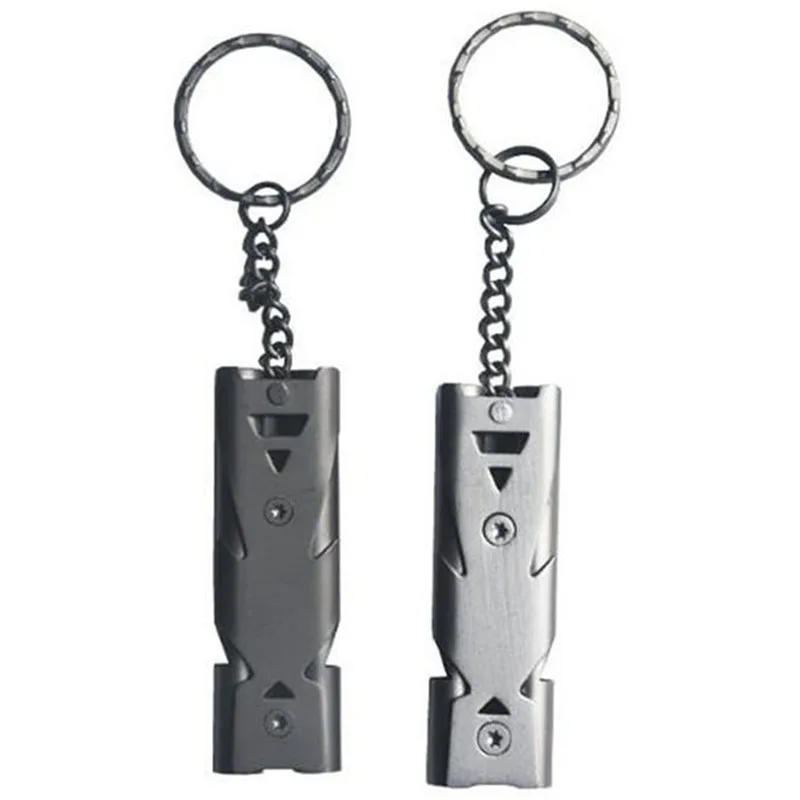 High Decibel Survival Whistle Keychain Portable Outdoor Emergency Pendant Camping Hiking Safety Signal Tool Fashion Accessory