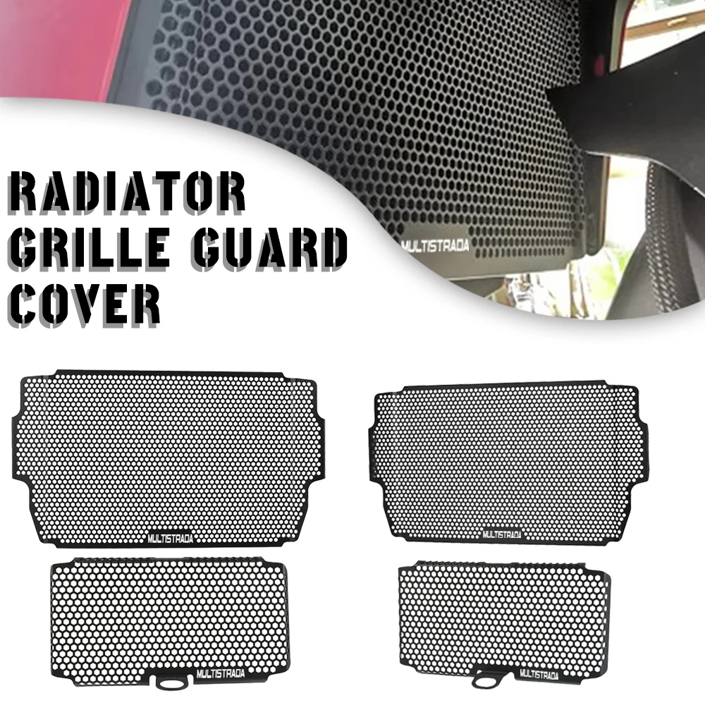 

For Ducati Multistrada MTS 950 1200 1260 S 1200S Radiator Grille Guard Cover Oil Cooler Guard Protection Motorcycle Accessories