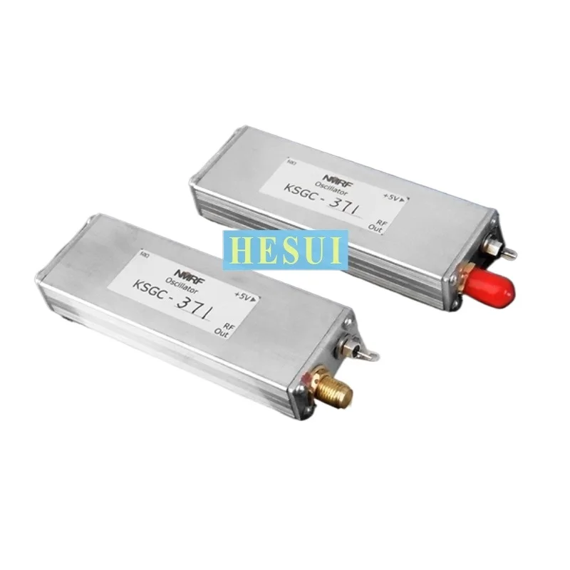 

3-8dBm 371MHz fixed frequency signal source Point frequency signal generator Microwave RF active crystal oscillator Module board