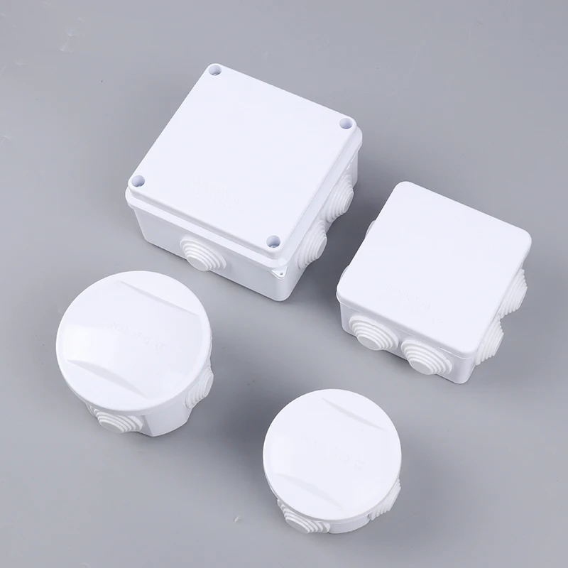 50*50/80*50/85*85*50/100*100*70mm DIY Waterproof IP65 Power Case Junction Box Indoor Wire Shell Electric Control Boxes