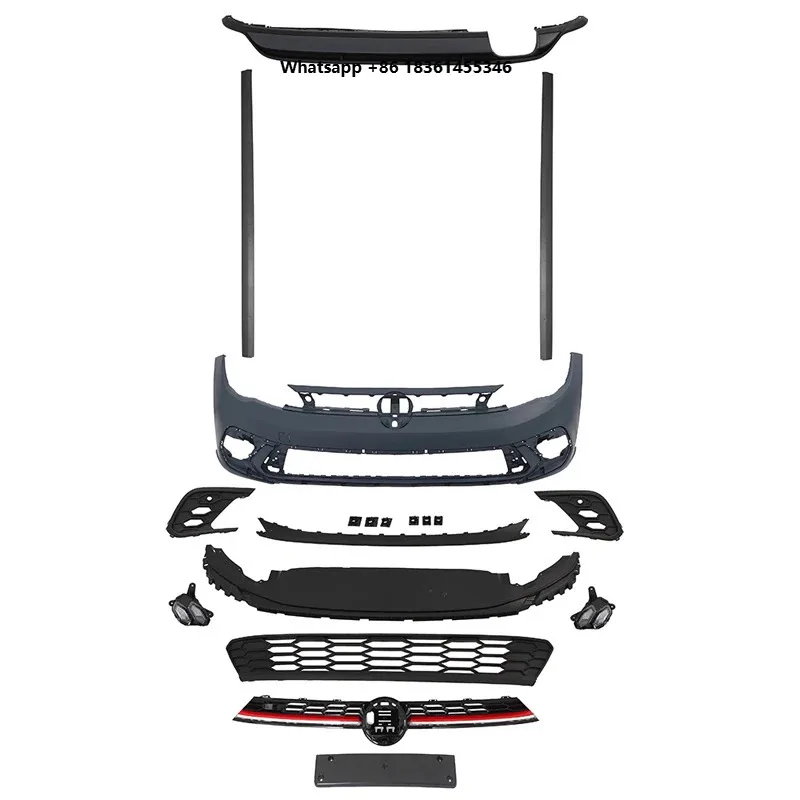 

for Polo GTI 2022 K-SEEK Car Accessories Auto Front and Rear Bumper Assy Body Kit